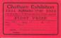 Premier prix de l'exposition de Chatham � 1934