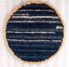 Couvre�si�ge crochet� sur jute avec de la guenille