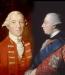 Le gouverneur britannique Guy Carleton et le Roi dAngleterre George III