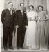 Mariage de James Keir et Helen Farquhar  l'glise Boultbee Memorial (juin 1953).