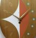 Plan rapproch du cadran de l'horloge murale  Scandia , Snider Clock Mfg Co.