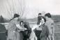 �tudiantes et religieuse de l'Institut Familial Val-Marie lors d'une sortie � Tavibois