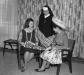 �tudiantes de l'�cole de Sp�cialisation en couture revenant de New York