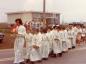 Procession religieuse lors du 100e anniversaire de l'glise Saint-Pierre de Lavernire