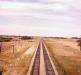 Chemin de fer dans les prairies de la Saskatchewan