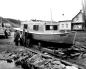 Un bateau de l'entreprise de Mose Cadorette,  Saint-Jean-des-Piles