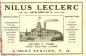Catalogue de métiers à tisser Nilus Leclerc, mai 1942