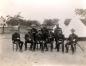 Officiers des Hussards, 2e assis; Tancrde Mongenais, 4e assis; Gustave Boyer