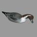 Appelant de chasse en balsa r�alis� par Pierre Bacon (1952-  ) de Sorel