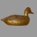 Canard d�coratif r�alis� par Orel Leboeuf (1886-1968) de Saint-Anicet