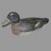 Appelant de chasse (morillon) r�alis� par Willie Leduc (1886-1968) de Salaberry-de-Valleyfield