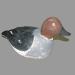 Appelant de chasse (garrot) r�alis� par Delvida Mercier (1909-1991) de Salaberry-de-Valleyfield