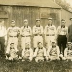 L’équipe de baseball T. Sisman en 1914