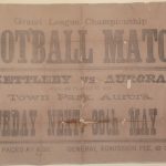 Affiche d’un match de soccer