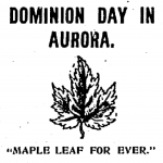 Fête du Dominion à Aurora