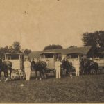 Les voitures à cheval de la laiterie Cousins dans les années 30