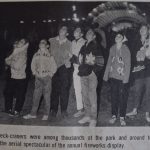 Spectacle de feux d’artifice le 24 mai 1966