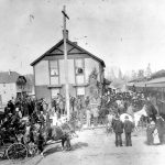 Réception organisée pour les Aberdeen à Vernon, vers 1894