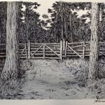 Le portail de Guisachan Farm, en 1891