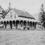 La maison des Aberdeen à Coldstream Ranch, dans les années 1890