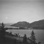 Vue de Long Lake depuis le sud, vers 1890