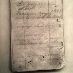 Page du journal d’Isidore Martin