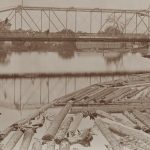 Pont de fer de Saint-Jérôme construit en 1886