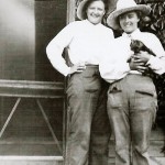 Winnie Draper et Alice Draper à Winfield en 1937