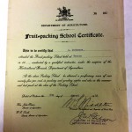 Certificat d’une école d’apprentissage
