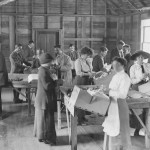 L’école d’apprentissage du Kelowna Farmer’s Exchange en 1914
