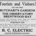 Publicité dans les journaux présentant l’Observatoire comme un site à visiter