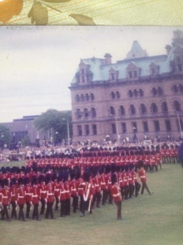 Parade militaire à Ottawa