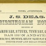 « Birmingham House », une autre entreprise de Deas en 1869