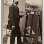 Grafton Tyler Brown dans son studio à Victoria (C.-B.), 1883