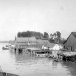 « Deas Island Fishery » (conserverie de l’île Deas)  sur le fleuve Fraser