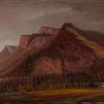 « Montagne Giant’s Castle »: ferme de A.L. Fortune, Enderby, C.-B., le 6 oct. 1882