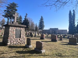 Ingersoll Rural Cemetery au printemps