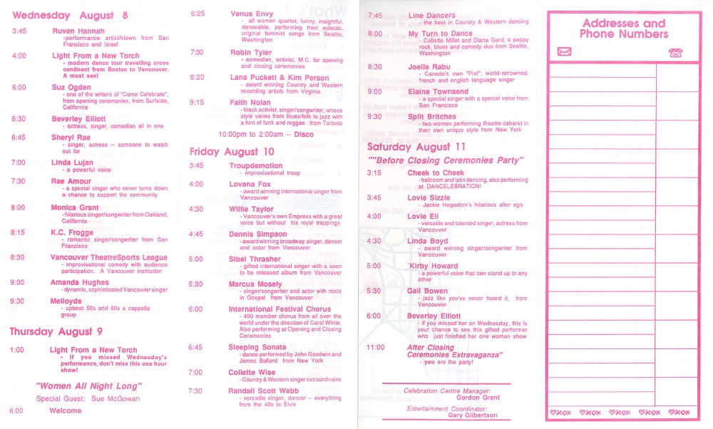 La brochure du Centre de célébration