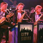 Prestation de l’orchestre City Swing Band dans le cadre de Swing ’90