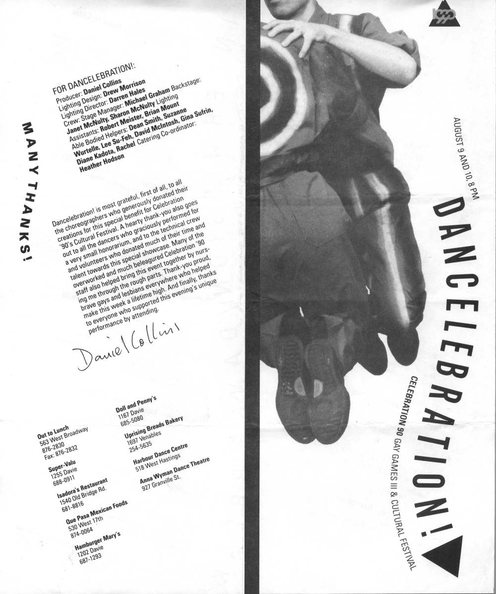 Dancelebration! programme