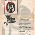 Couverture du programme de la deuxième édition du Festival annuel de cinéma gai et lesbien de Vancouver