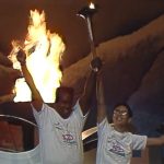 Arrivée de la flamme et ouverture officielle