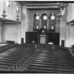 L’intérieur de la congrégation Shaar Hashomayim, années 1920
