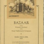 Programme souvenir du bazar de l’auxiliaire féminin