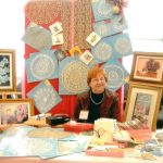 La Fermière Lucille Gauthier lors de l’expo-vente 2010