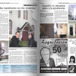 L’église catholique Saint-Médard à Les Coteaux convertie en résidence privée, 2012