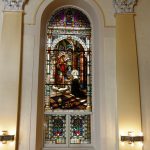 Vitrail, église catholique Sainte-Madeleine, Rigaud, 2010