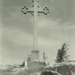 Croix de chemin à Sainte-Marthe vers 1935