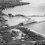 Les deux transbordeurs dans le port