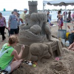 Un weekend de châteaux de sable